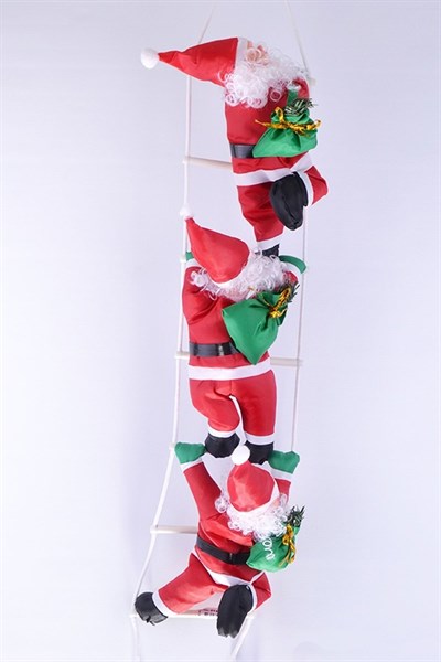 Yılbaşı Merdivenli 3lü Noel Baba