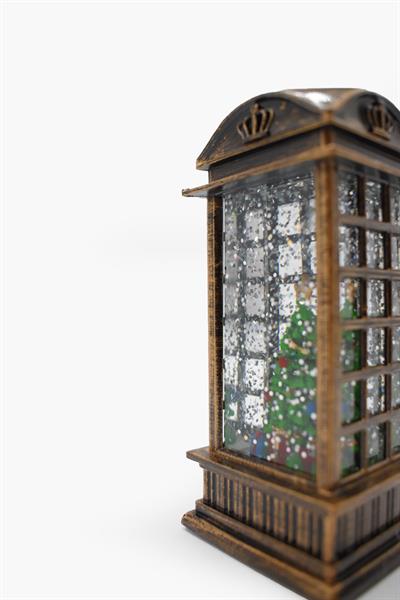 Yılbaşı Temalı Işıklı Geyik Figürlü Dekoratif Fener