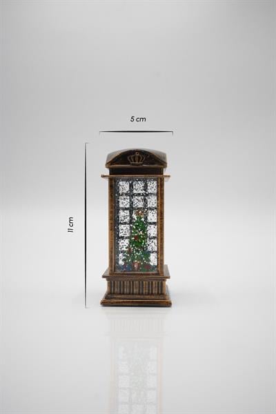 Yılbaşı Temalı Işıklı Geyik Figürlü Dekoratif Fener