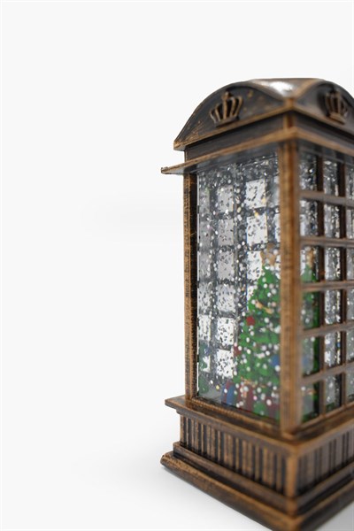 Yılbaşı Temalı Işıklı Geyik Figürlü Dekoratif Fener