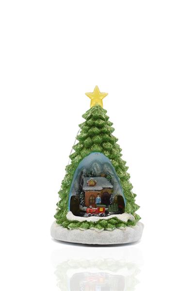 Yılbaşı Temalı Luxury Dekoratif Çam Ağacı Yılbaşı Süsü 23cm