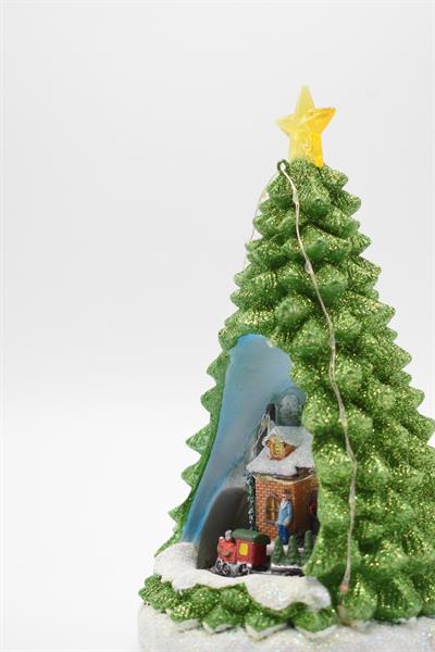 Yılbaşı Temalı Luxury Dekoratif Çam Ağacı Yılbaşı Süsü 23cm