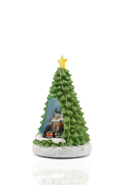 Yılbaşı Temalı Luxury Dekoratif Çam Ağacı Yılbaşı Süsü 23cm