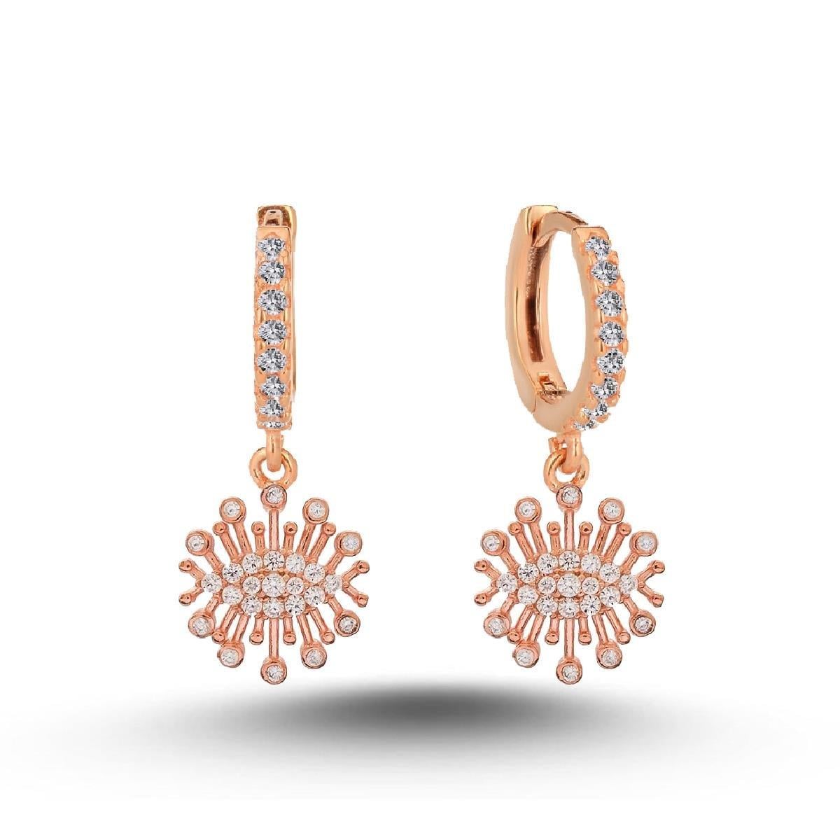 KİRPİKLİ GÖZ SALLANTILI KÜPE
