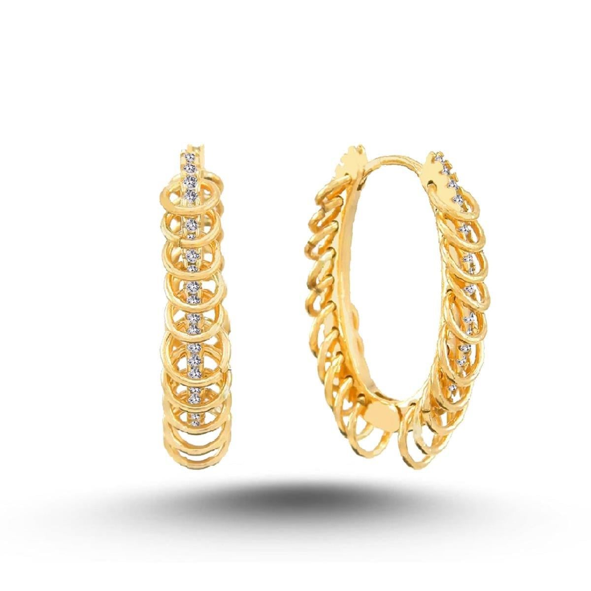MİNİK HALKALI OVAL HALKA KÜPE