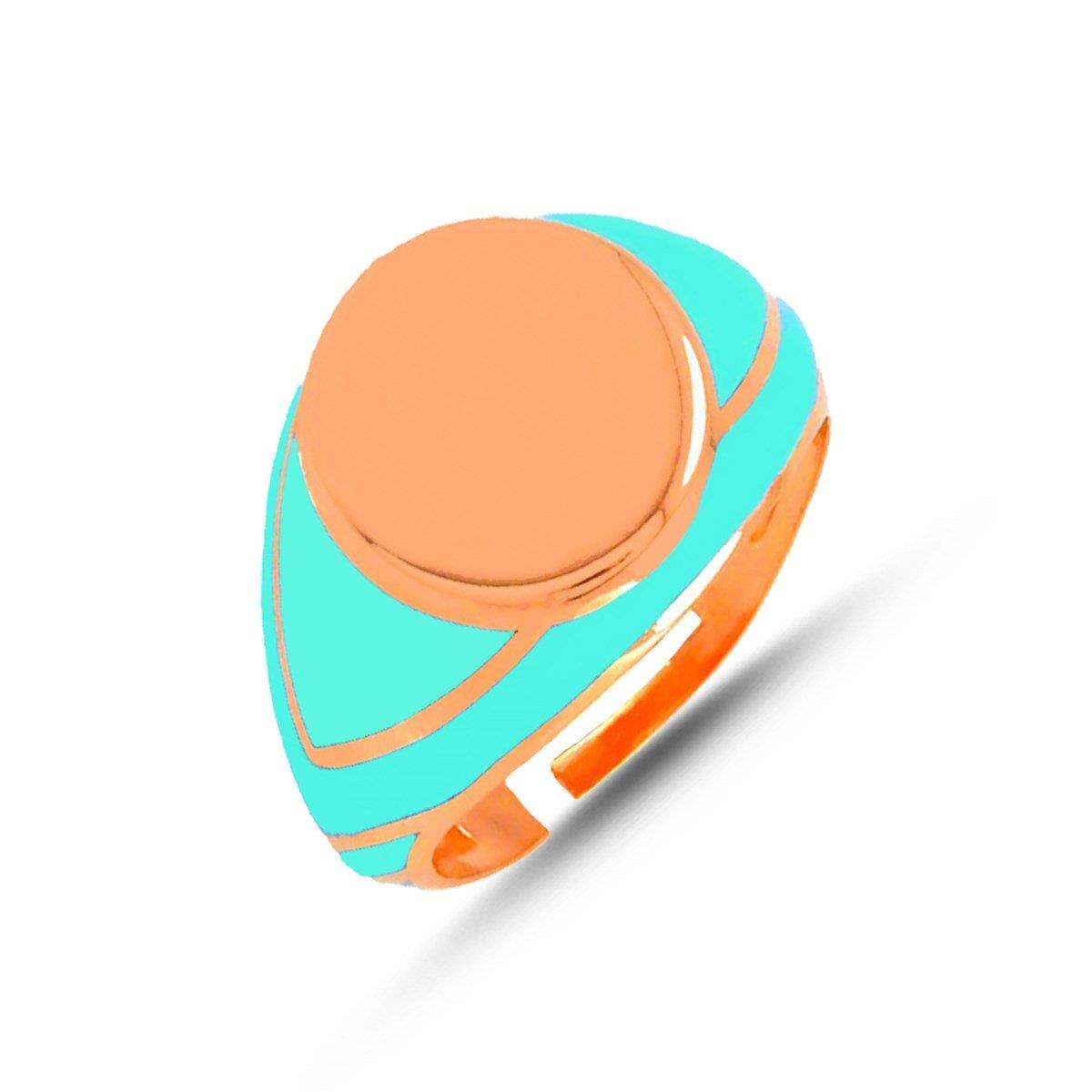 OVAL MİNELİ YÜZÜK