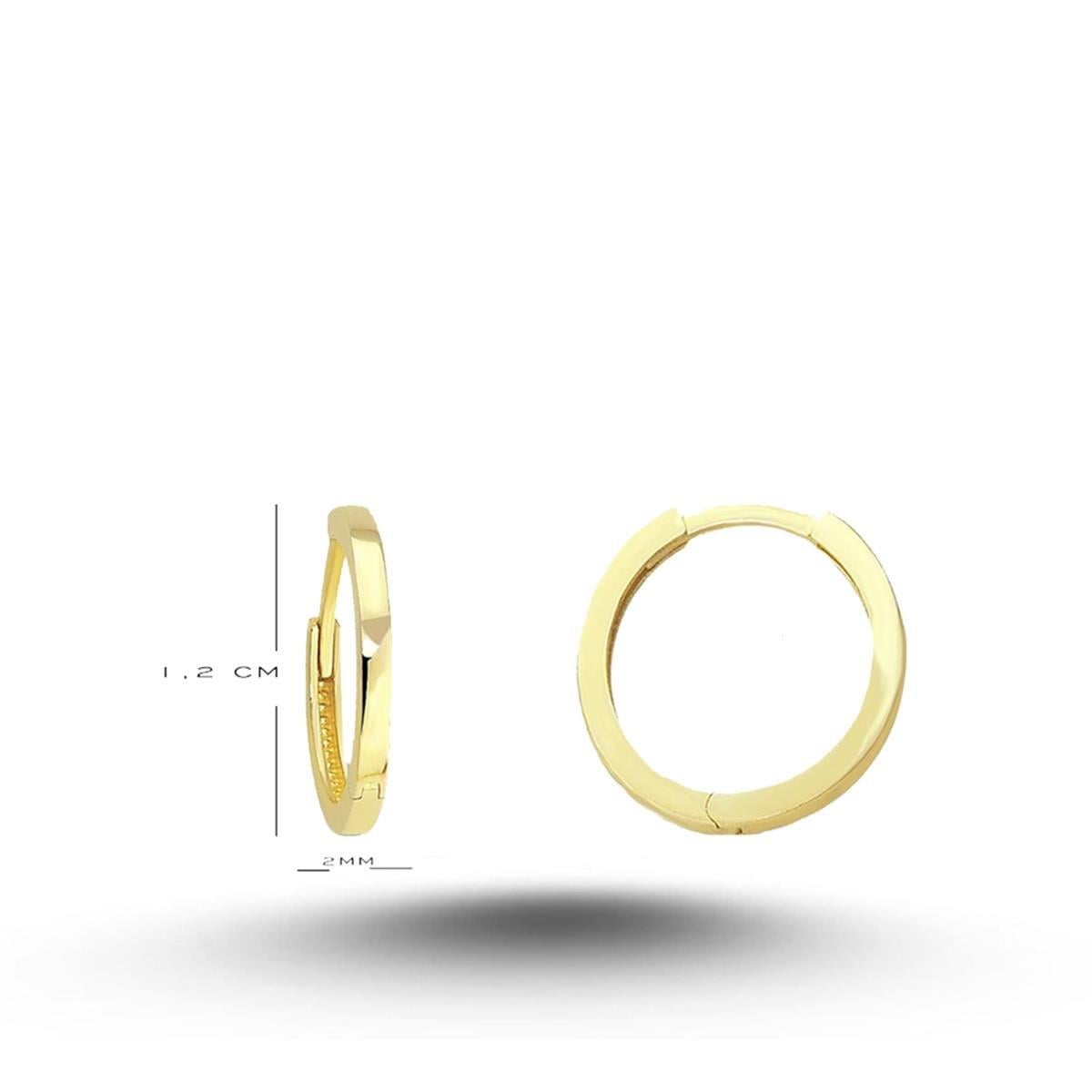 TAŞSIZ HAGİ KÜPE 1,2CM