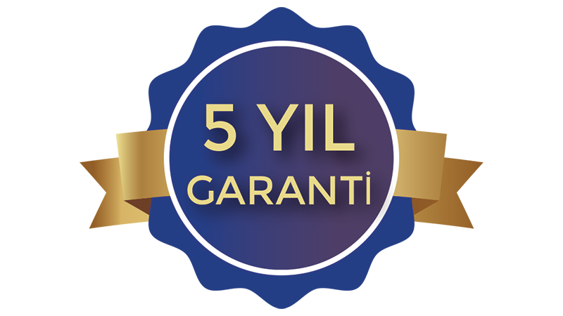 5 yıl garanti