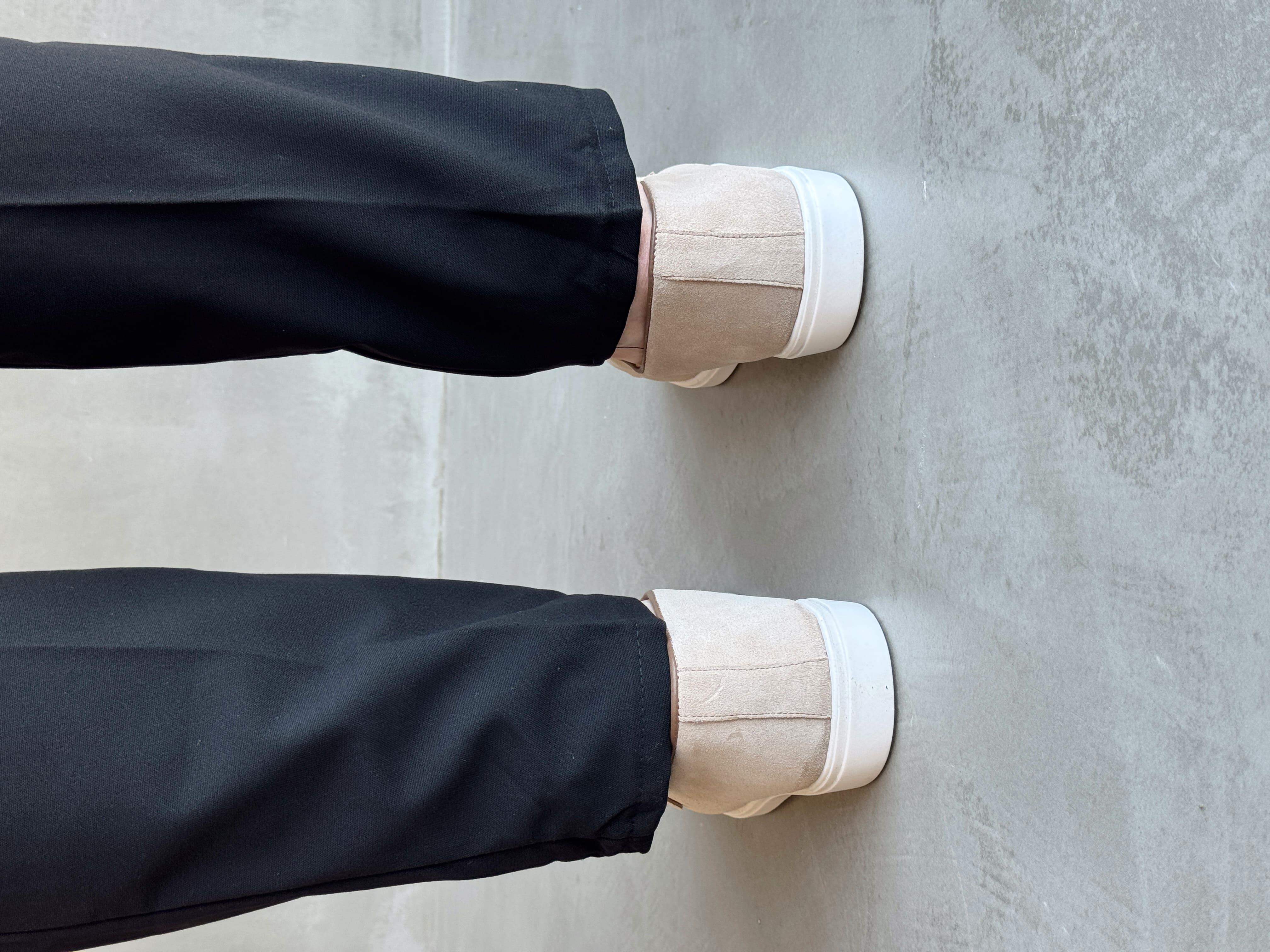 Erkek Ketench Özel Üretim Klasik Model %100 Deri Süet Loafer Ayakkabı-Bej(E1667)