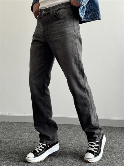 Erkek Baggy Rahat Kalıp Kot Pantolon Jean-Küf(E1005) TD:204-1