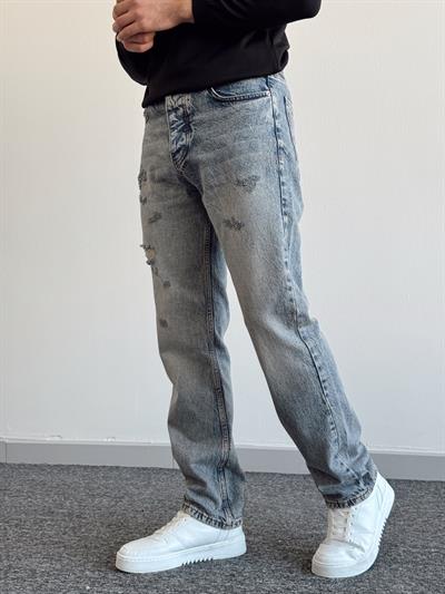 Erkek Baggy Rahat Kalıp Kot Pantolon Jeans-Bakır(E1005) TD:600