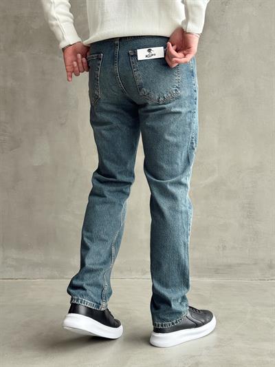 Erkek Baggy Rahat Kalıp Kot Pantolon Jeans-Retro(E1005) TD:973
