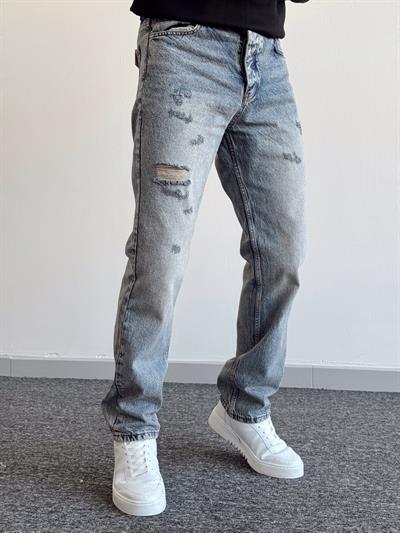 Erkek Baggy Rahat Kalıp Kot Pantolon Jeans-Bakır(E1005) TD:600