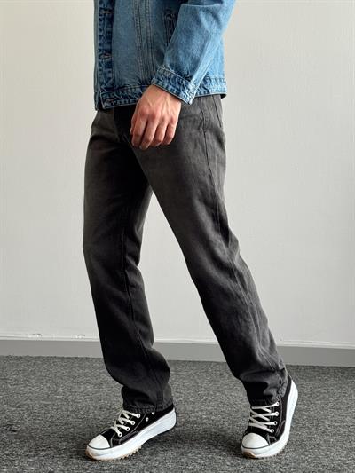 Erkek Baggy Rahat Kalıp Kot Pantolon Jean-Küf(E1005) TD:204-1