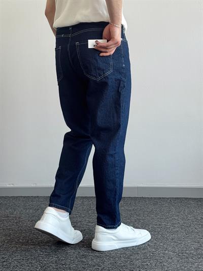 Erkek Boyfrend Rahat Regular Jeans-Lacivert(E1002) TD:812