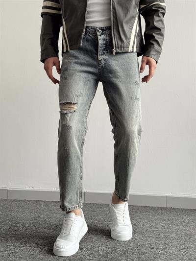 Erkek Boyfrend Rahat Regular Jeans-Vintage(E1002) TD: