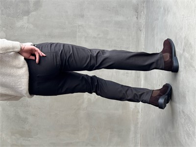 Erkek Business Collection Regular Kalıp Kışlık Kumaş Pantolon-Kahverengi(E1860)