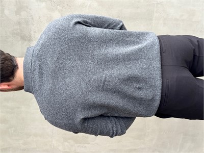Erkek Business Collection Regular Kalıp Düğmeli Lyocell Triko Hırka-Antrasit(E1853)