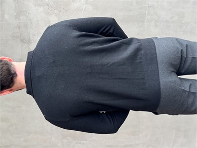 Erkek Business Collection Regular Kalıp Düğmeli Lyocell Triko Hırka-Siyah(E1853)