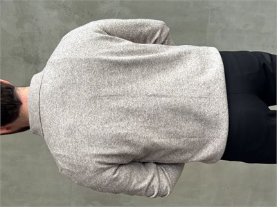Erkek Business Collection Regular Kalıp Düğmeli Lyocell Triko Hırka-Bej(E1853)