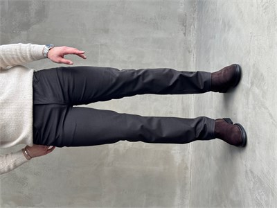 Erkek Business Collection Regular Kalıp Kışlık Kumaş Pantolon-Kahverengi(E1860)
