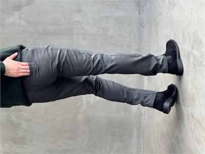 Erkek Business Collection Regular Kalıp Kışlık Kumaş Pantolon-Antrasit(E1860)