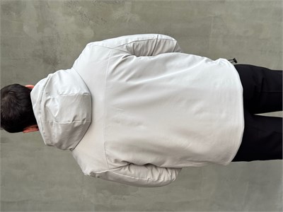 Erkek Elit Kalite Regular Fit Kapüşonlu İçi Elyaflı Stoper Detay Mont-Taş(E1828)