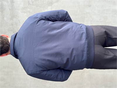 Erkek Elit Kalite Regular Fit Ribana Detaylı İçi Elyaflı Ceket-Lacivert(E1826)