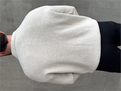 Erkek Elit Kalite Regular Kalıp Düğme Detaylı Polo Yaka Triko Kazak-Bej(E1886)