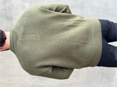 Erkek Elit Kalite Regular Kalıp Düğme Detaylı Polo Yaka Triko Kazak-Haki(E1886)
