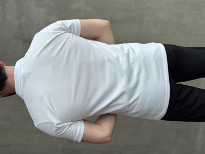 Erkek Ketench Özel Koleksiyon Regular Fit %100 Pamuk Pat Yaka T-Shirt-Beyaz(E1638)