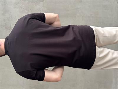 Erkek Ketench Özel Koleksiyon Regular Fit %100 Pamuk Fermuarlı Polo Yaka T-Shirt-Siyah(E1639)
