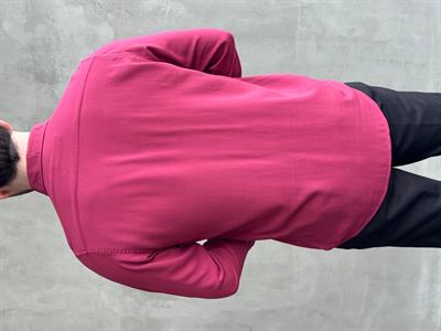 Erkek Ketench Özel Koleksiyon Regular Kalıp Ketench Nakış Detaylı Esnek Kumaş Gömlek-Bordo(E1650)