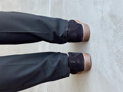 Erkek Ketench Özel Üretim Klasik Model %100 Deri Süet Toka Detaylı Loafer Ayakkabı-Siyah(E1684)