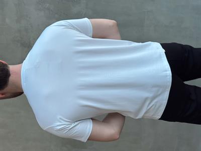 Erkek Ketench Özel Üretim Regular Kalıp Bisiklet Yaka Basic T-Shirt-Beyaz(E1685)