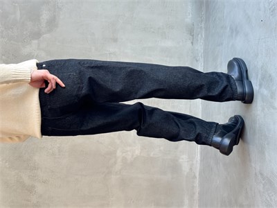 Erkek Özel Premium Seri Günlük Model Baggy Kalıp Jean-Siyah(E1870)