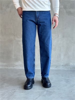 Erkek Özel Premium Seri Günlük Model Baggy Kalıp Jean-Mavi(E1870)Ketench
