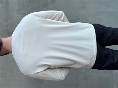 Erkek Özel Premium Seri Relax Fit Bisiklet Yaka İnce Uzun Kollu Basic T-Shirt-Bej(E1816)