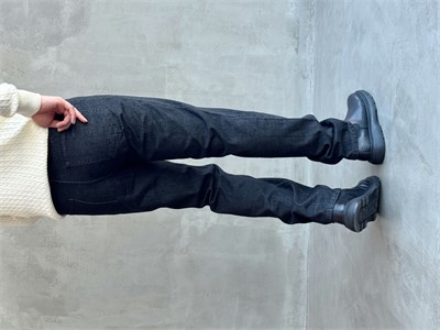 Erkek Özel Premium Seri Taper Fit Klasik Jean-Black(E1817)