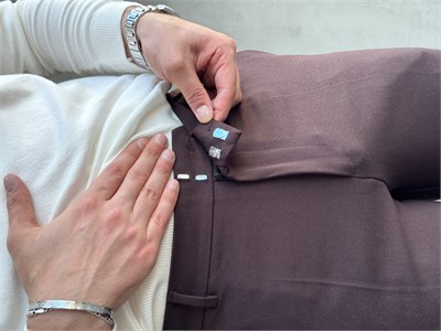 Erkek Özel Premium Seri Yüksek Bel Kopçalı Comfort Slim Kalıp Kışlık Kumaş Pantolon-Kahverengi(E1822)