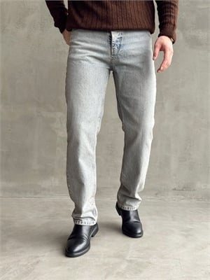 Erkek Premium Kalite Likralı Baggy Kalıp Denim Jean-Bakır(E1750) TD:1185Ketench