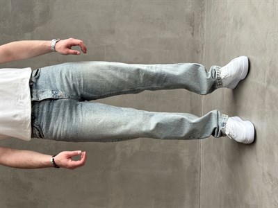 Erkek Premium Kalite Likralı Baggy Kalıp Denim Jean-Retro(E1750) TD:753