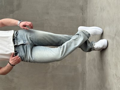 Erkek Premium Kalite Likralı Baggy Kalıp Denim Jean-Retro(E1750) TD:753