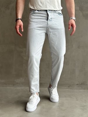 Erkek Premium Kalite Likralı Boyfriend Kalıp Denim Jean-Buz Mavi(E1749) TD:265Ketench