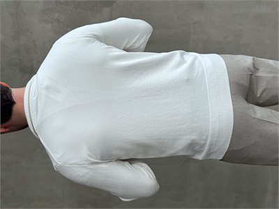 Erkek Premium Kalite Regular Kalıp Fermuarlı İnce Triko Kazak-Beyaz(E1899)