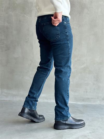 Erkek Premium Kalite Regular Kalıp Kot Pantolon Jeans-Denim Blue(E1247) TD:721