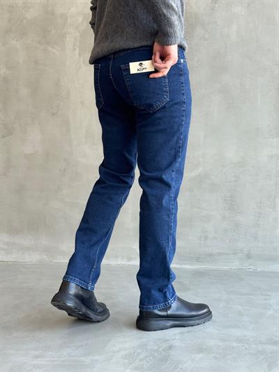Erkek Premium Kalite Regular Kalıp Kot Pantolon Jeans-Lacivert(E1247) TD:913