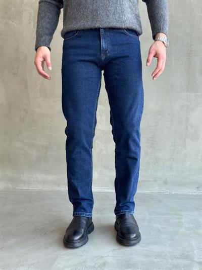 Erkek Premium Kalite Regular Kalıp Kot Pantolon Jeans-Lacivert(E1247) TD:913