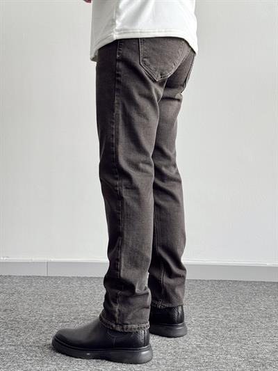 Erkek Premium Kalite Regular Kalıp Kot Pantolon Jeans-Charcoal Grey(E1247) TD:424