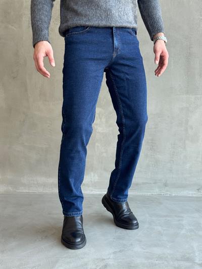 Erkek Premium Kalite Regular Kalıp Kot Pantolon Jeans-Lacivert(E1247) TD:913